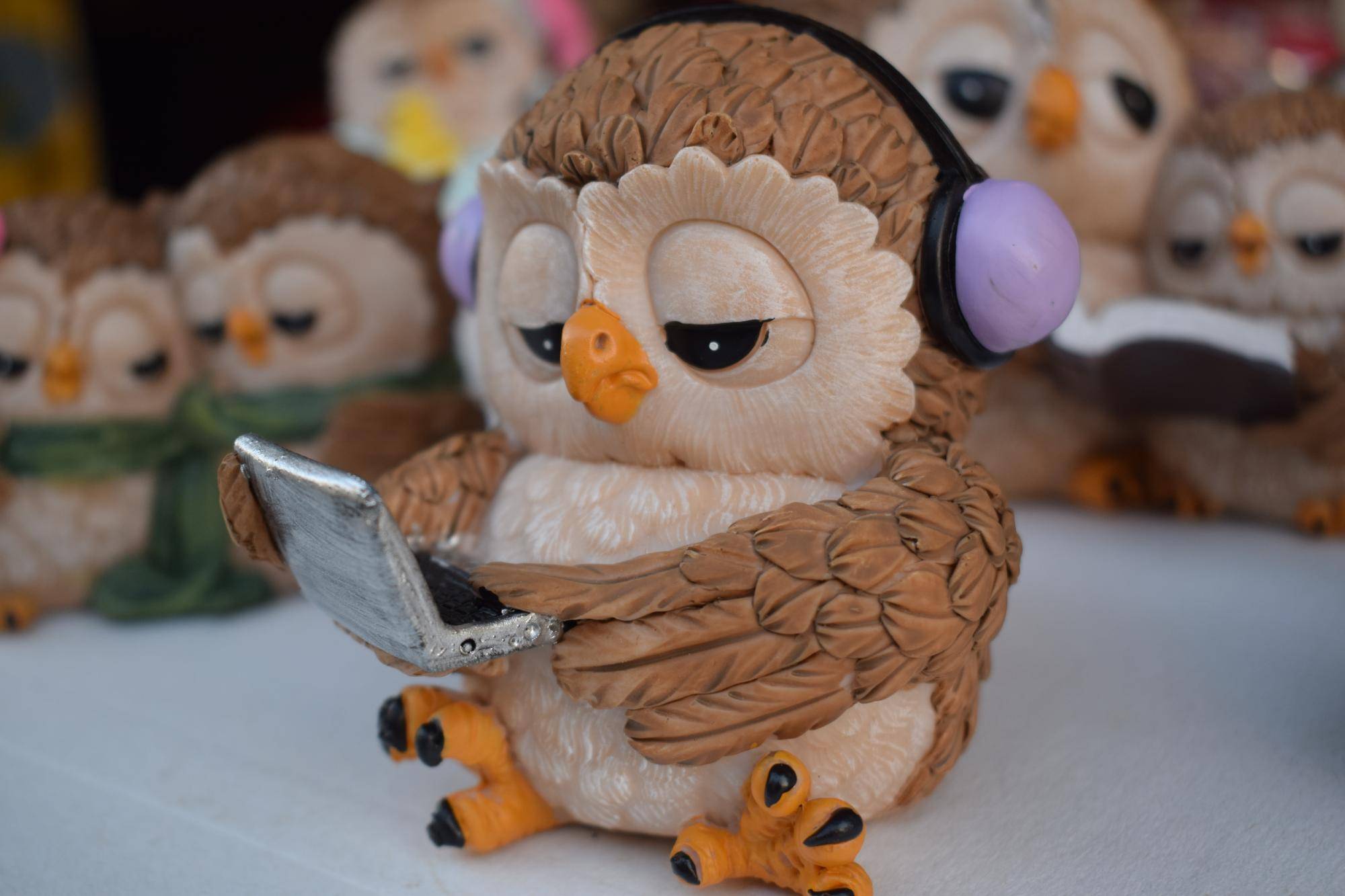 Karuzelka muzyczna pluszowa sowki do łóżeczka idealna na spokojny sen dziecka