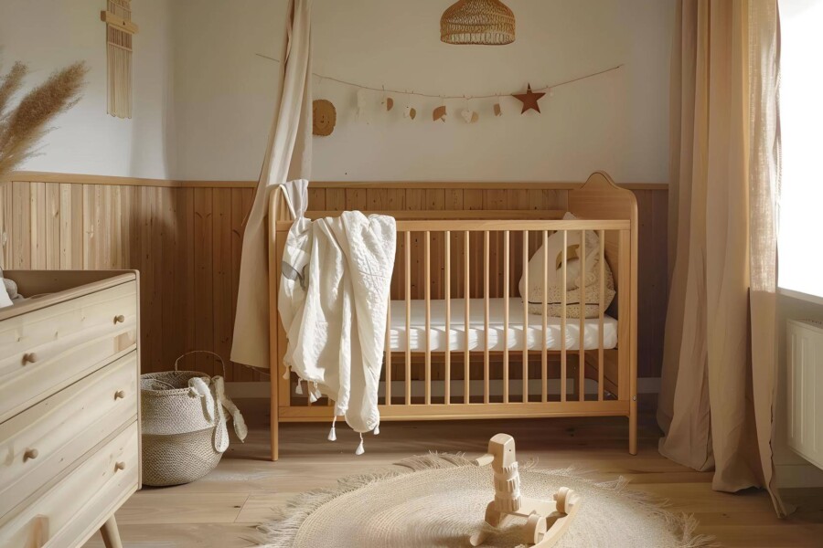 Łóżeczko dostawne Kinder Kraft beige jako wygodne rozwiązanie dla noworodka