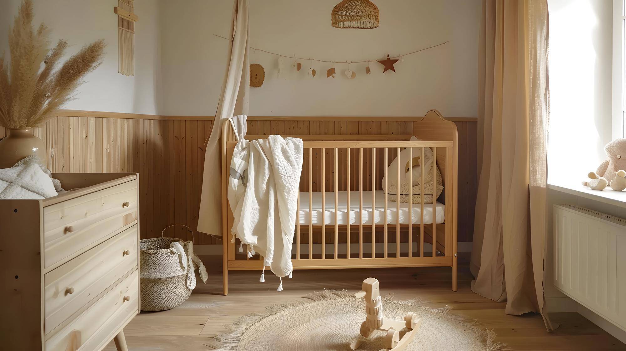 Łóżeczko dostawne Kinder Kraft beige jako wygodne rozwiązanie dla noworodka
