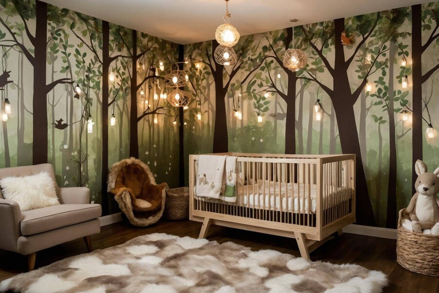 Pościel dla dziecka 120x80 forest idealna do leśnej sypialni