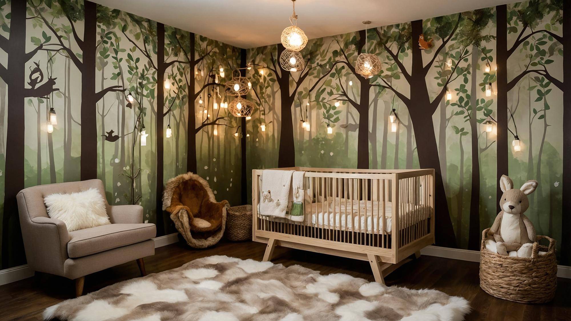 Pościel dla dziecka 120x80 forest idealna do leśnej sypialni